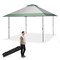13 x 13 Feet Pop-Up Patio Canopy Tent with Shelter and Wheeled Bag-Grey